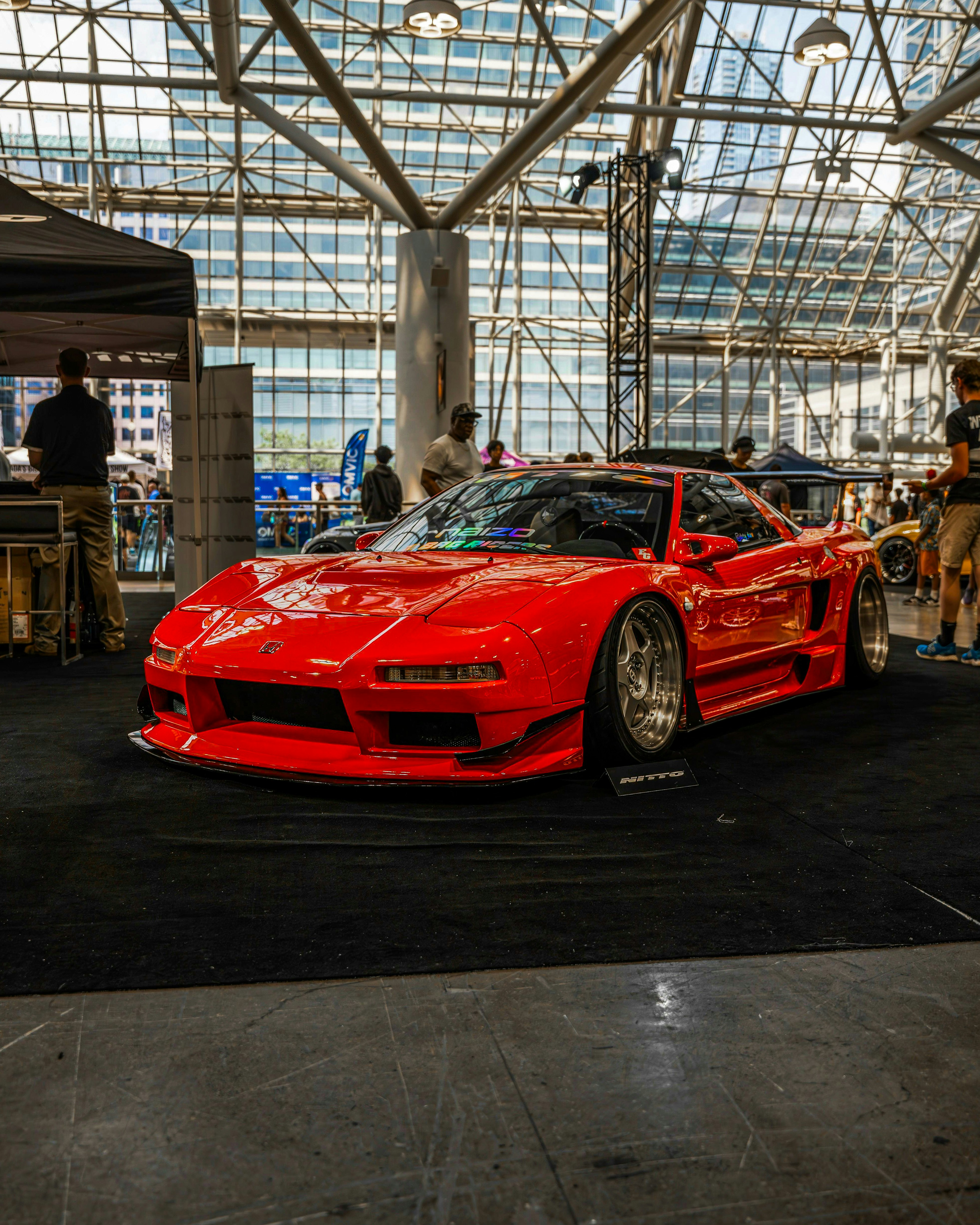 A red Honda NSX.